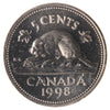1998 Canada 5-cents ICCS Certified MS65
