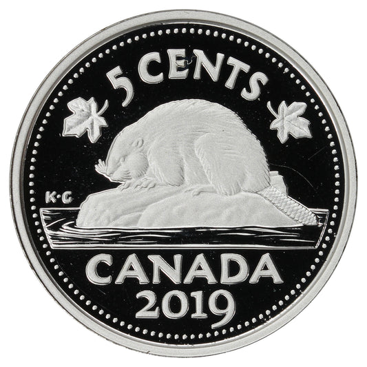 2019 Canada 5-cents Silver Proof (No Tax)