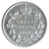 1909 Pointed Leaves Canada 5-cents ICCS Certiifed EF40