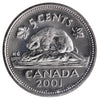 2001 Canada 5-cents ICCS Certified MS65