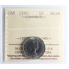 1960 Canada 5-cents ICCS Certified MS64