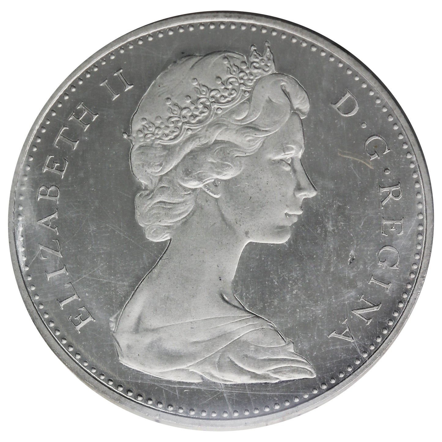 1967 Canada 5-cents ICCS Certified PL65 Heavy Cameo