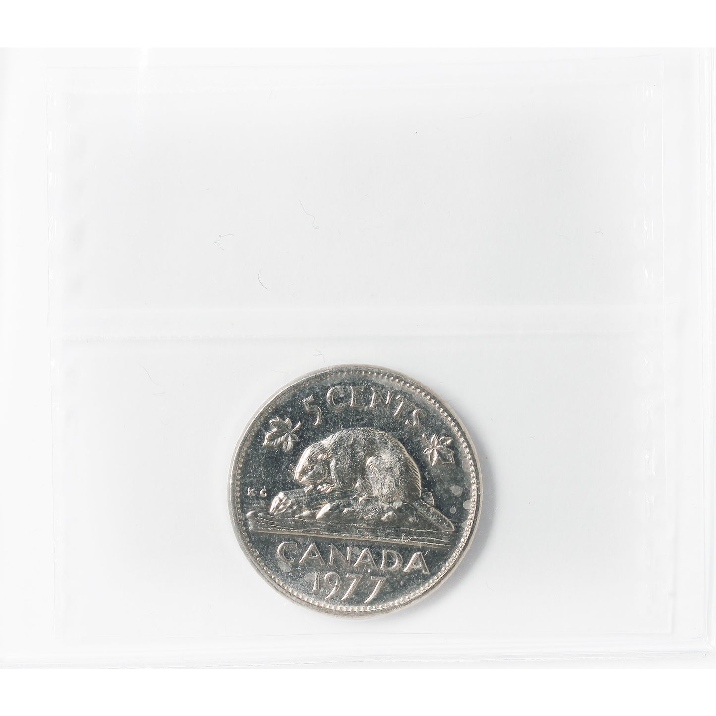 1977 Low 7 Canada 5-cents ICCS Certified MS65
