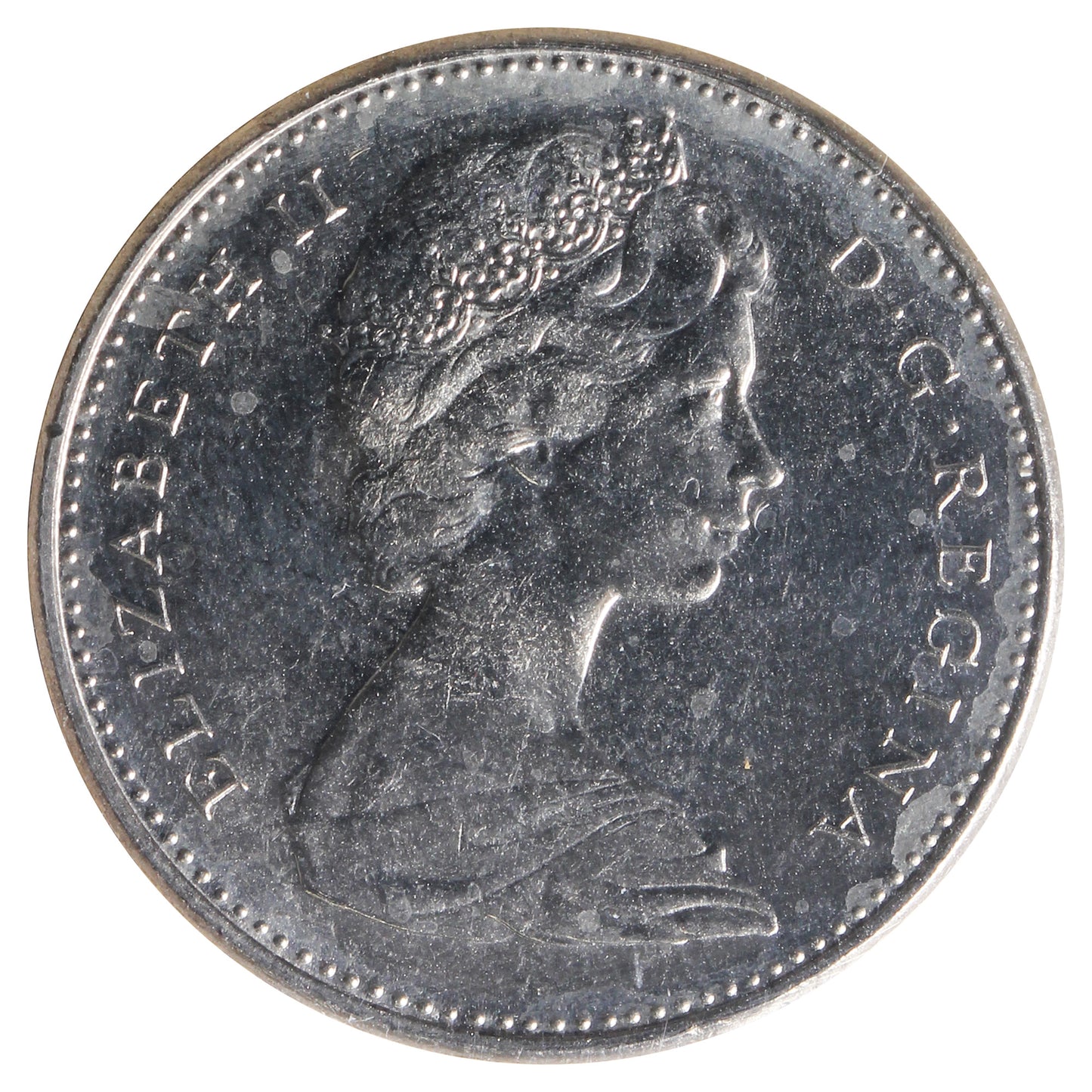 1977 Low 7 Canada 5-cents ICCS Certified MS65