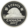 2017 Beaver Canada 5-cents Silver Proof (No Tax)