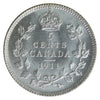1911 Canada 5-cents ICCS Certified MS-65 (XHT 258)