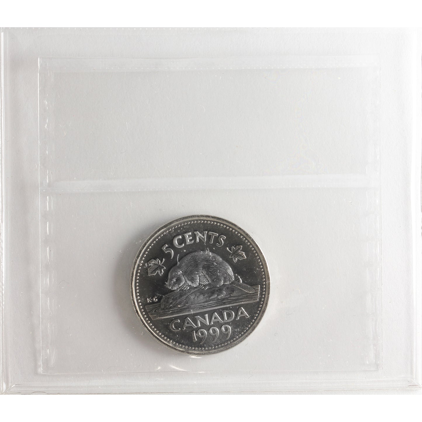 1999P Canada 5-cents ICCS Certified MS64 Numismatic BU