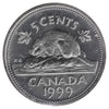 1999P Canada 5-cents ICCS Certified MS64 Numismatic BU