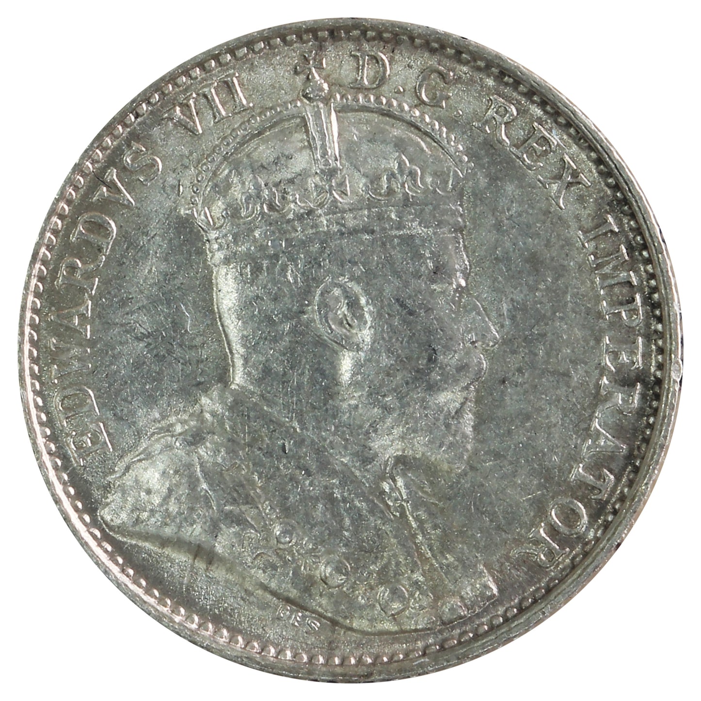 1903H Small H Canada 5-cents ICCS Certified AU55