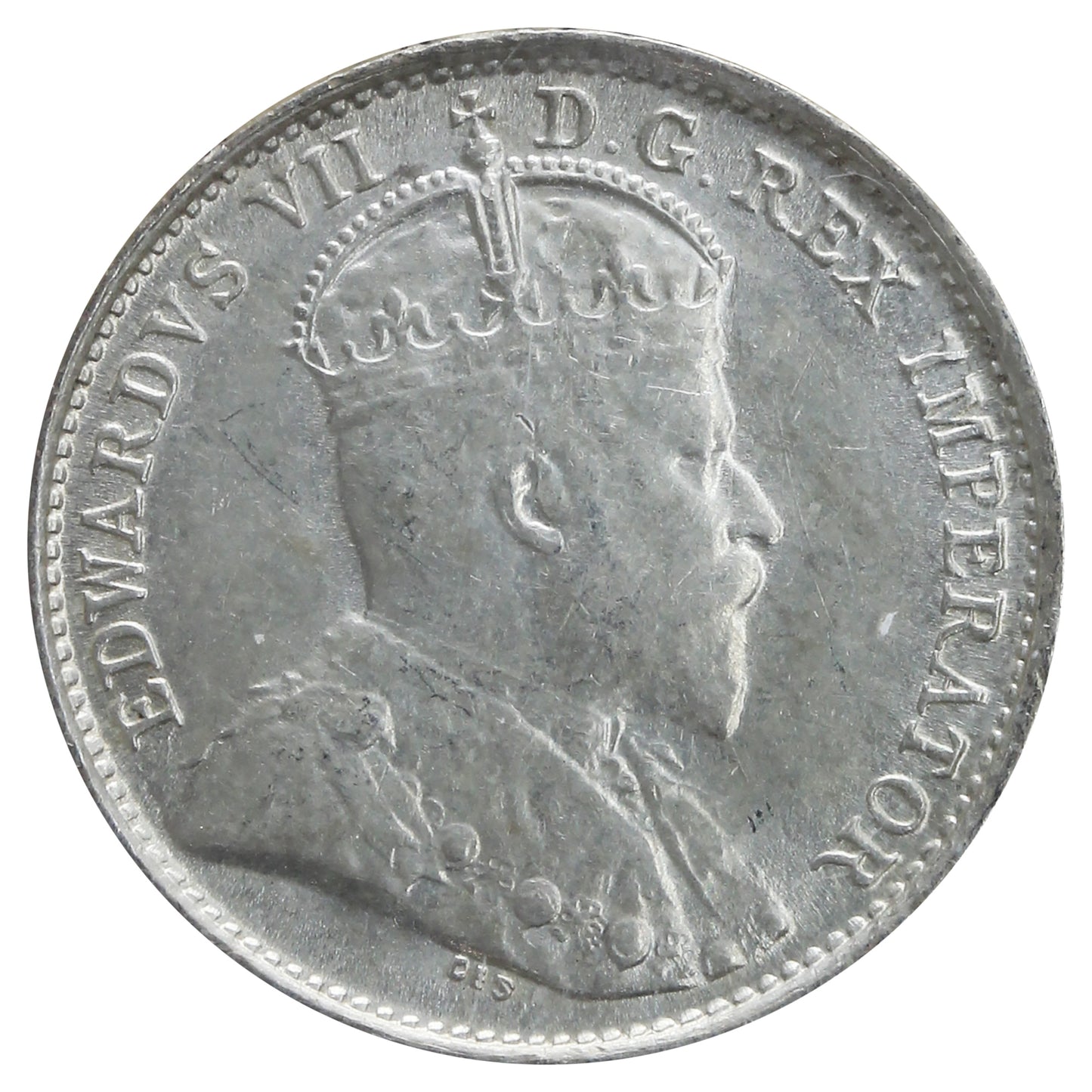 1903H Small H Canada 5-cents ICCS Certified AU50