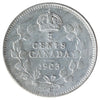 1903H Small H Canada 5-cents ICCS Certified AU50