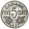 1931 Canada 5-cents Uncirculated (MS60) $