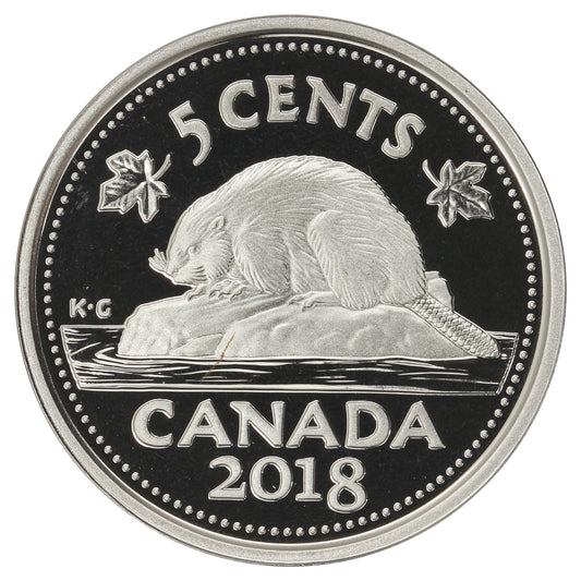 2018 Canada 5-cents Proof (non-silver)