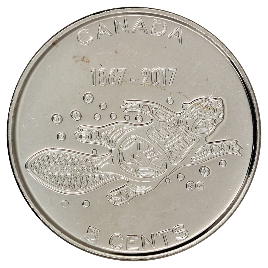 2017 Living Traditions Canada 5-cents Brilliant Uncirculated (MS63)