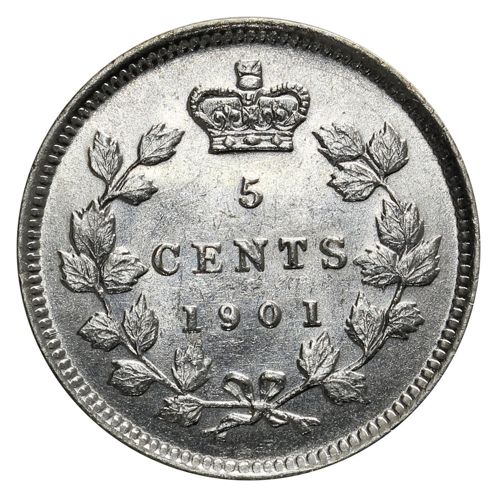 1901 Canada 5-cents Uncirculated (MS60) $