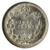 1907 Canada 5-cents UNC+ (MS62) $