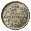 1911 Canada 5-cents Choice Brilliant Uncirculated (MS64) $