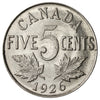 1926 Near 6 Canada 5-cents Almost Uncirculated (AU50) $