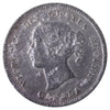1875H Small Date, Repunched 5 Canada 5-cents ICCS Certified VF20
