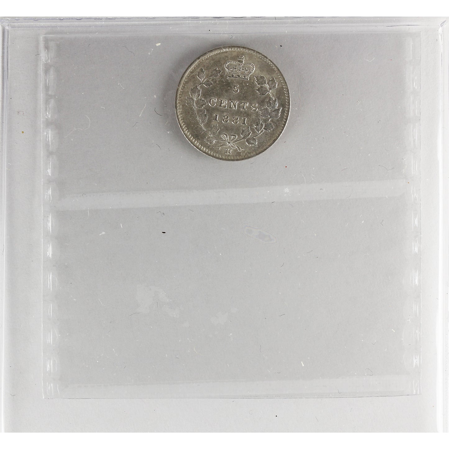 1881H Canada 5-cents ICCS Certified MS63 (XWZ 950)