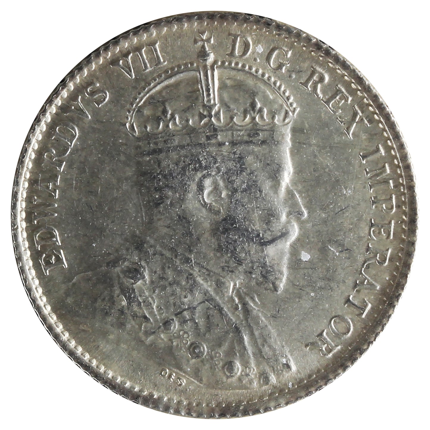 1904 Canada 5-cents ICCS Certified AU55