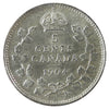 1904 Canada 5-cents ICCS Certified AU55