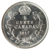 1917 Canada 5-cents ICCS Certified MS65 (XXR 694)