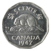 1947 Canada 5-cents ICCS Certified MS65 (TA 077)