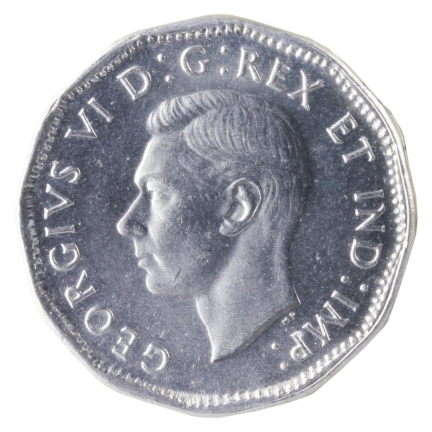 1947 Maple Leaf Canada 5-cents ICCS Certified MS65 (XXR 703)