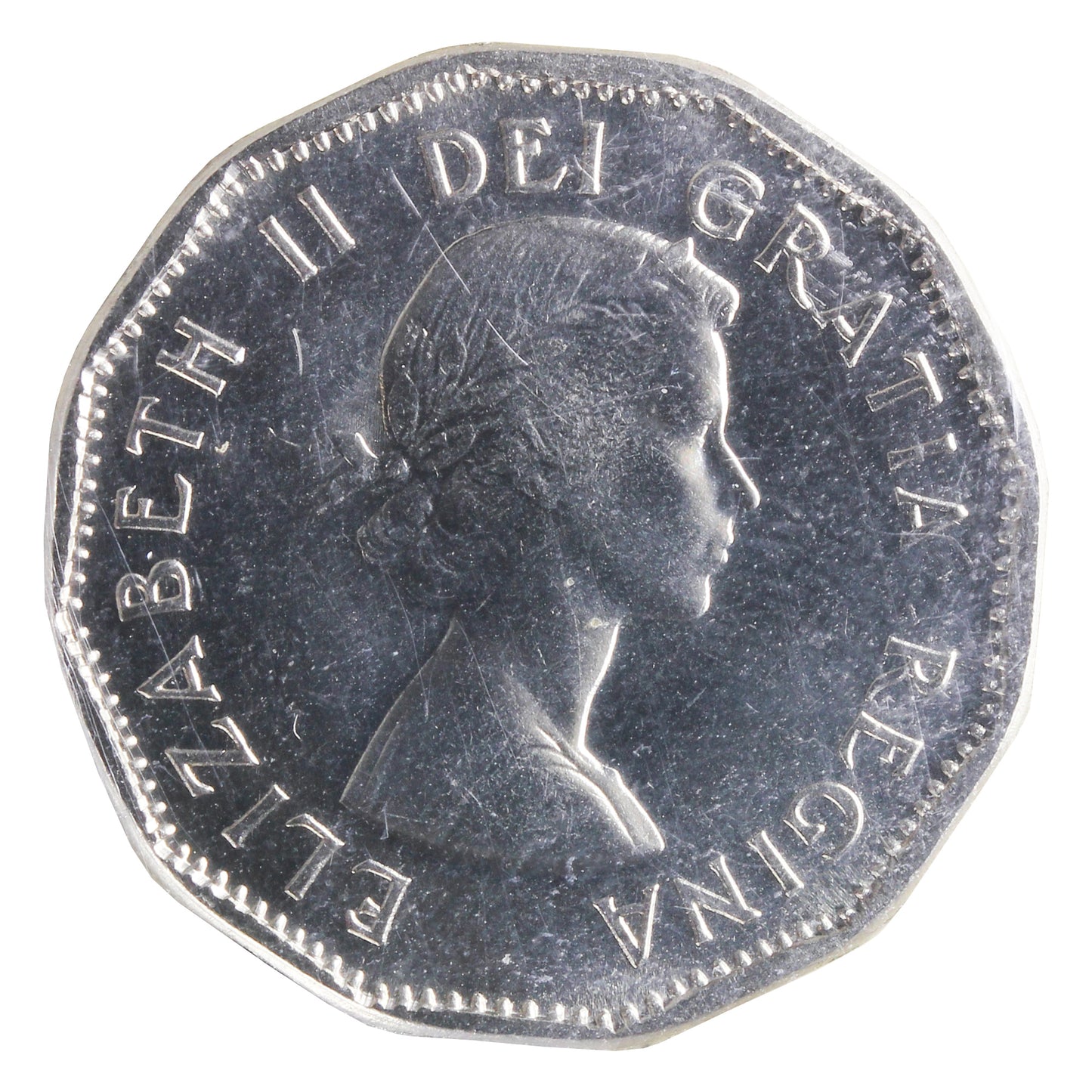 1958 Canada 5-cents ICCS Certified PL-65