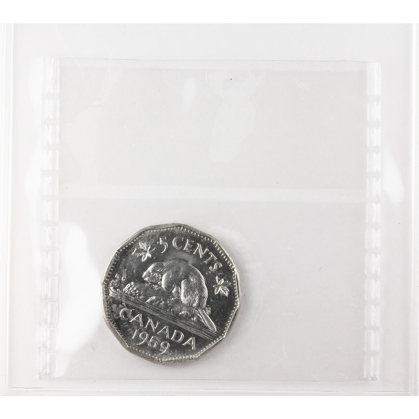 1959 Canada 5-cents ICCS Certified PL65