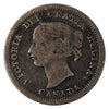 1858 Large Date Canada 5-cents Very Good (VG8) $