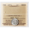 1871 Canada 5-cents ICCS Certified MS64 (XHT 217)