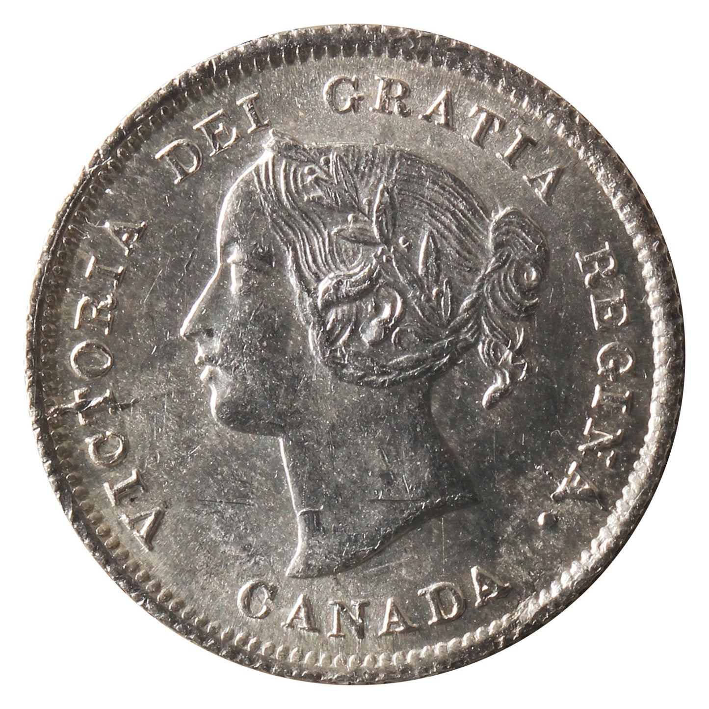 1871 Canada 5-cents ICCS Certified MS63 (XVR 276)