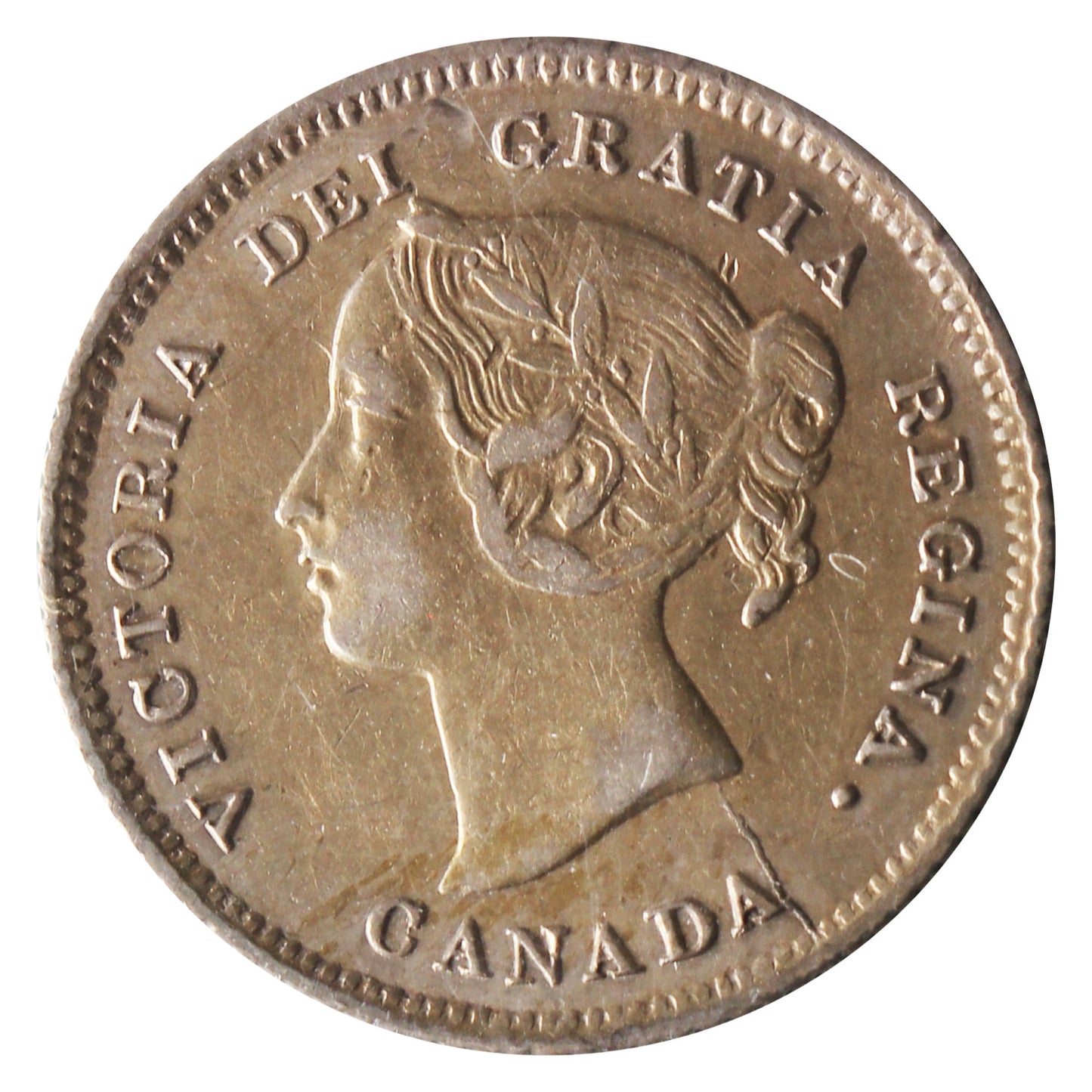 1875H Small Date Canada 5-cents Prestige Certified VF-35 (100-1203)