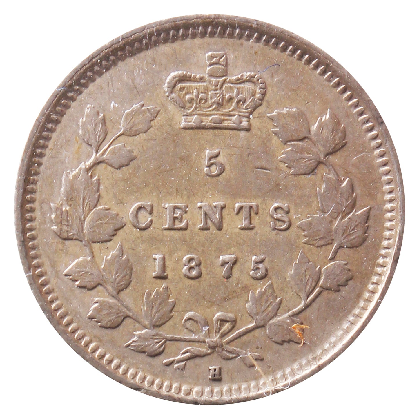 1875H Small Date Canada 5-cents Prestige Certified VF-35 (100-1203)