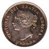 1880H Obv. 2 Canada 5-cents ICCS Certified EF45