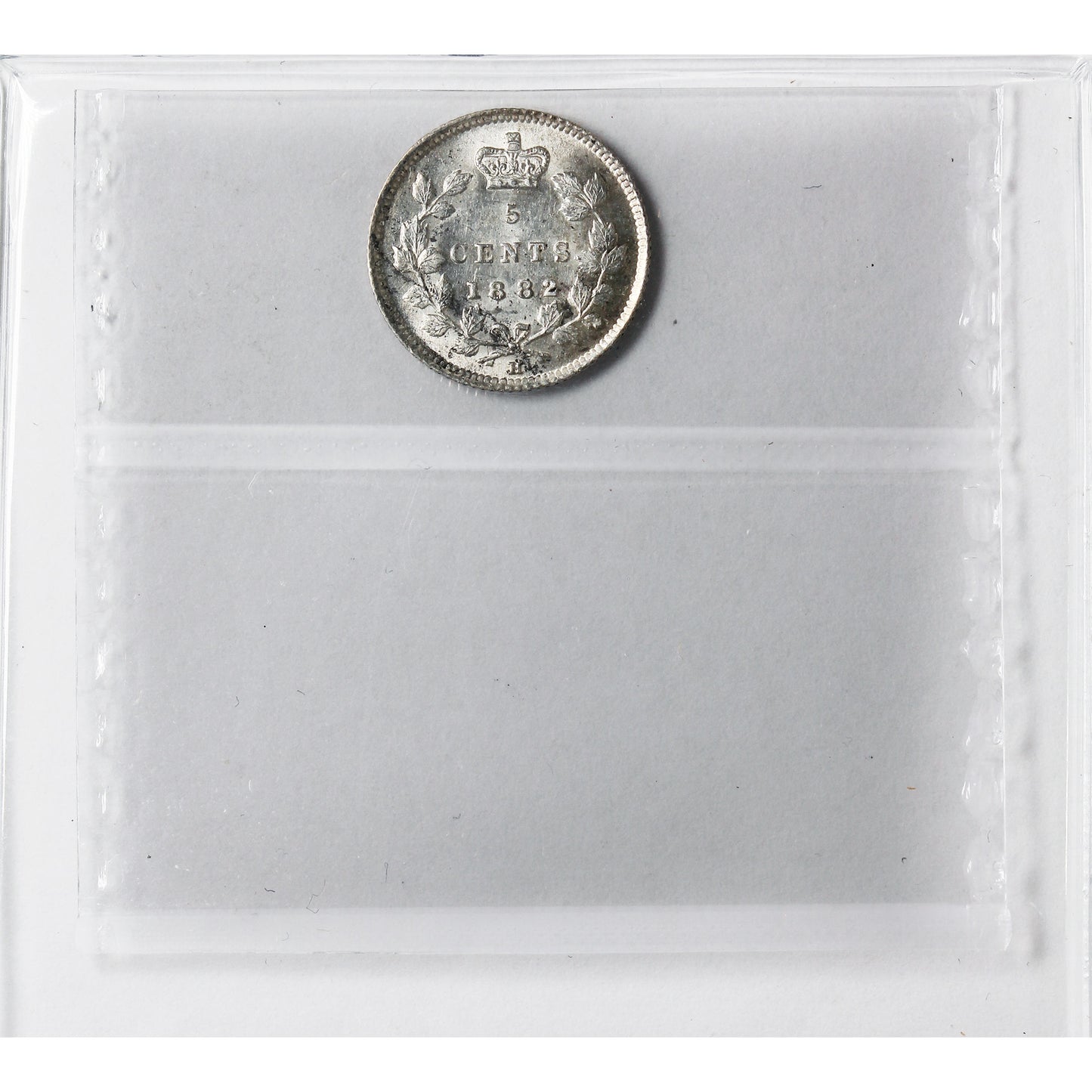 1882H Canada 5-cents ICCS Certified MS62 (XXR 683)