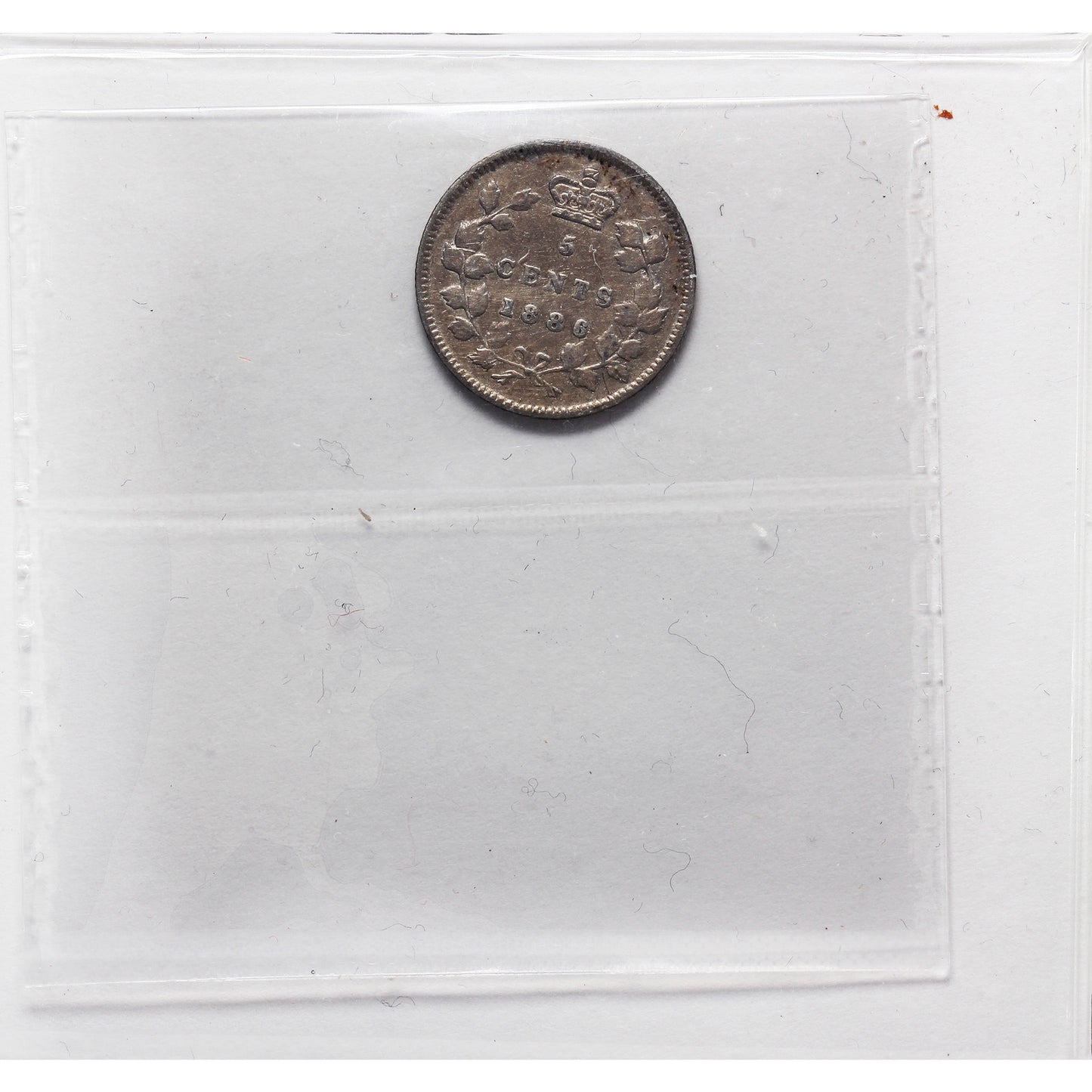 1886 Small 6 Canada 5-cents ICCS Certified VF20