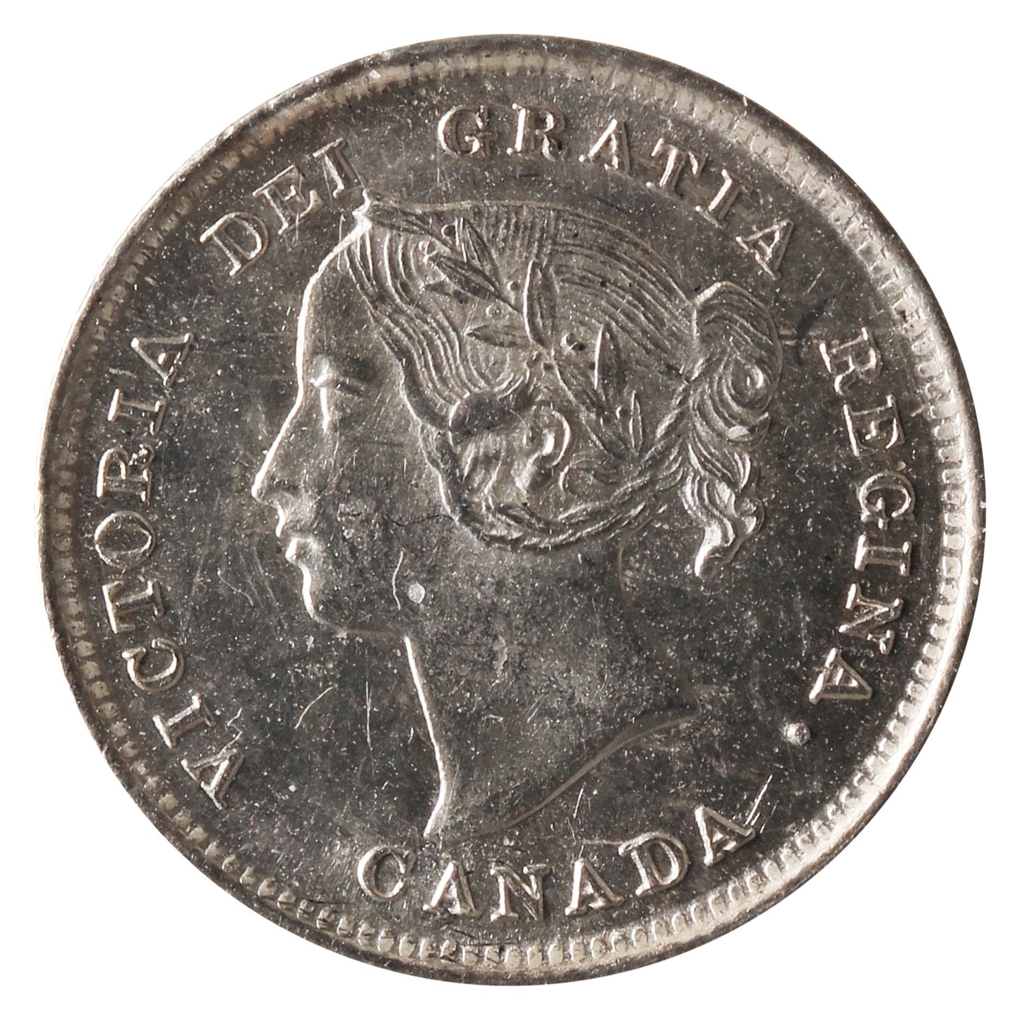 1893 Canada 5-cents ICCS Certified MS62 (XXR 685)