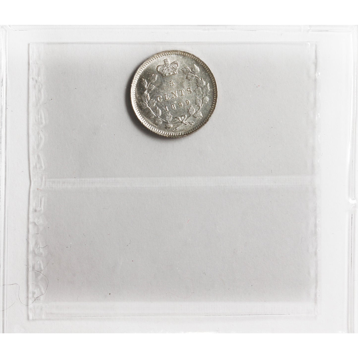 1899 Canada 5-cents ICCS Certified MS63 (XHT 229)