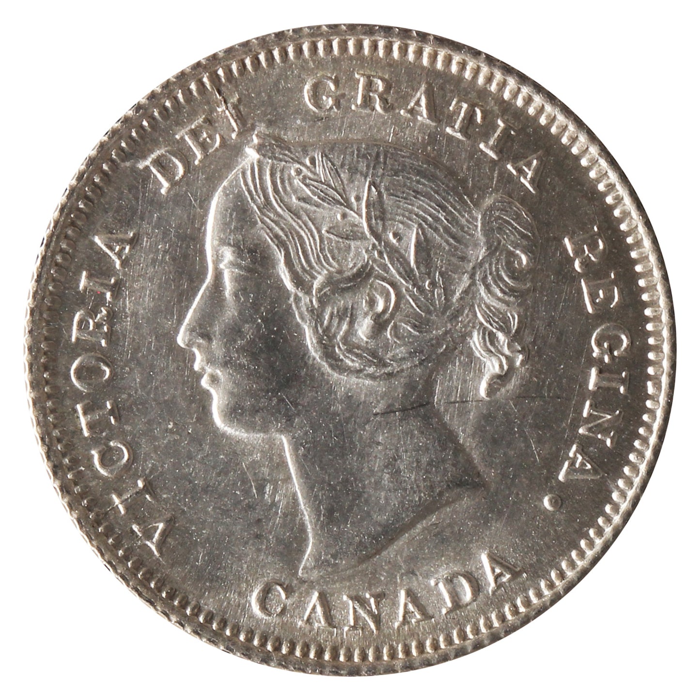 1900 Oval 0 Canada 5-cents ICCS Certified MS63 (XAM 216)