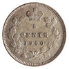1900 Oval 0 Canada 5-cents ICCS Certified EF40