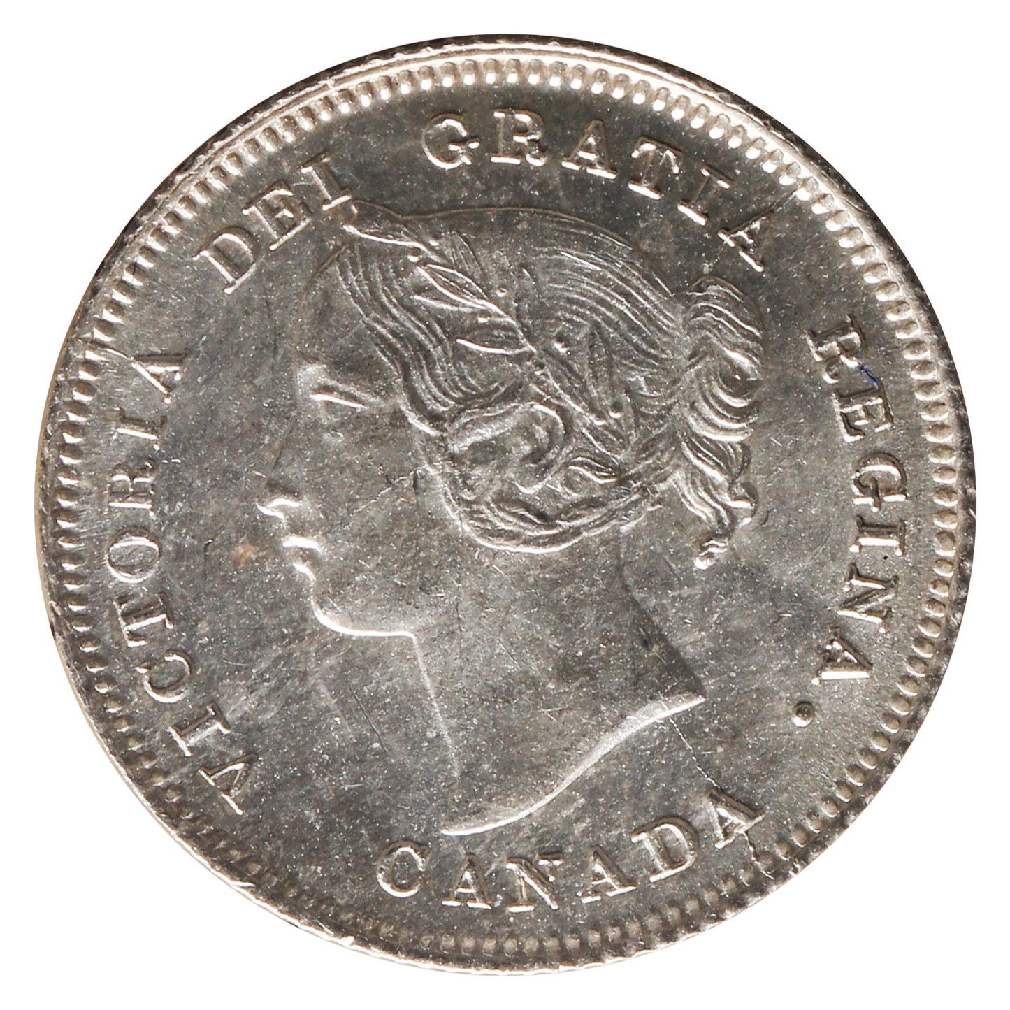 1901 Canada 5-cents ICCS Certified MS64 (XHT 236)