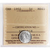 1902 Canada 5-cents ICCS Certified MS65 (XAM 218)