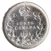 1905 Canada 5-cents ICCS Certified MS62 (XHT 250)