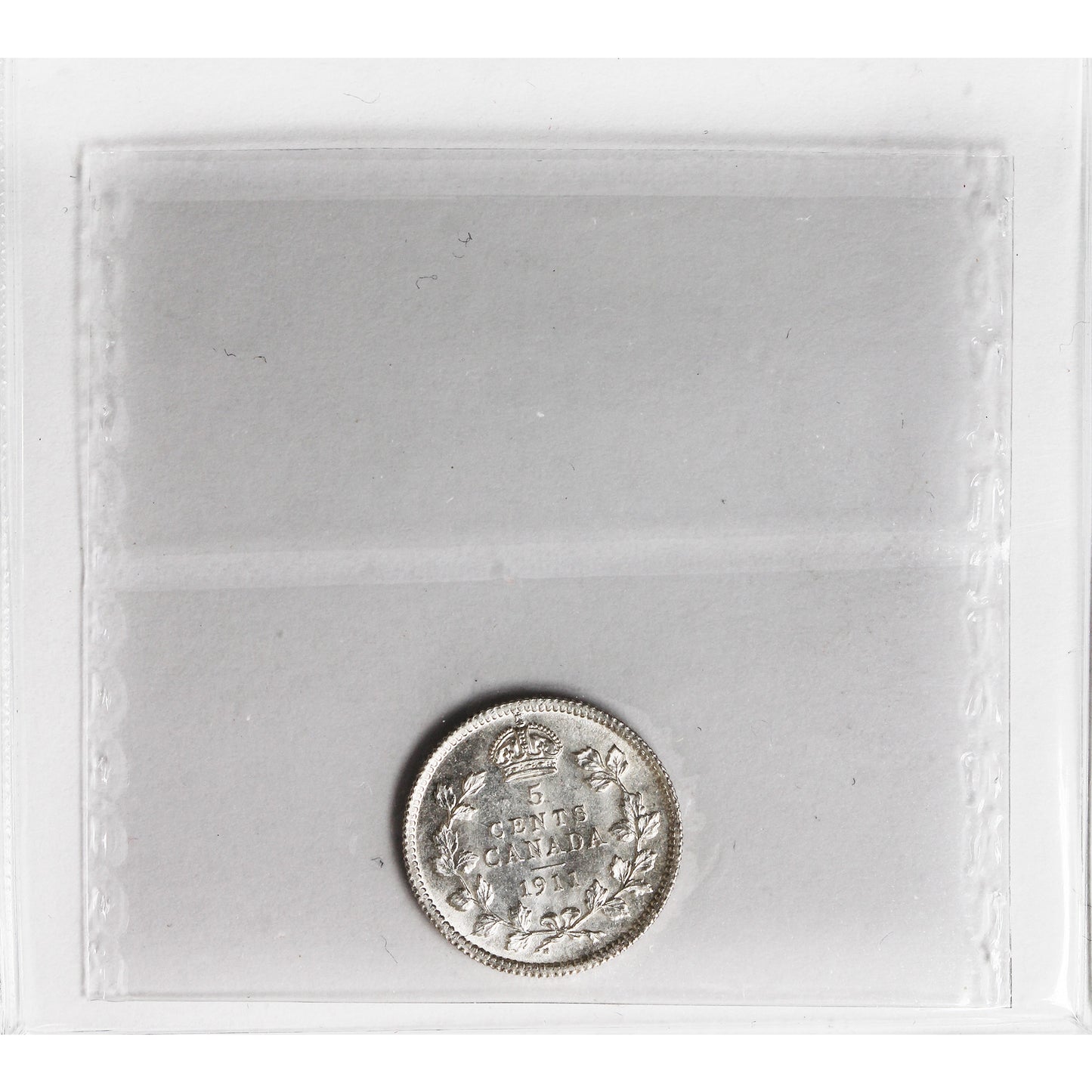 1911 Canada 5-cents ICCS Certified MS64 (XVR 299)