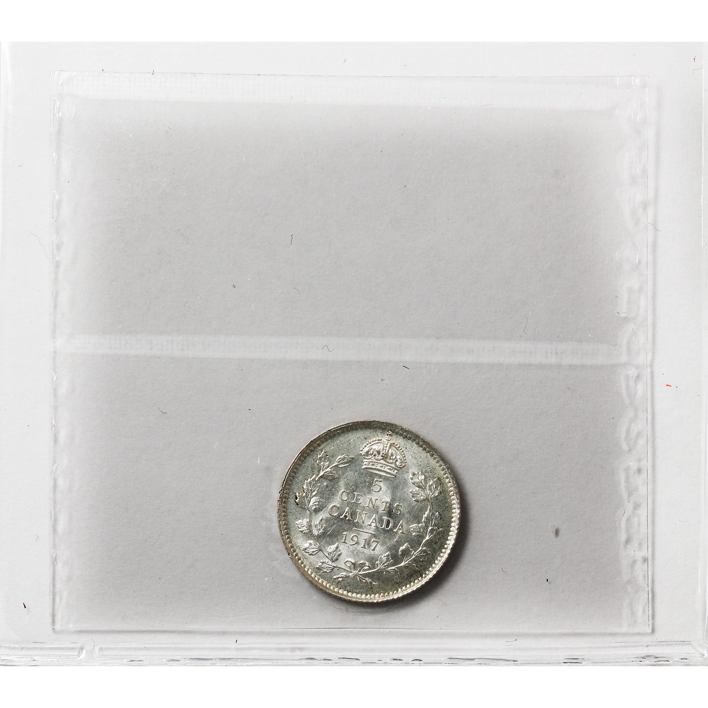1917 Canada 5-cents ICCS Certified MS64 (XHT 259)