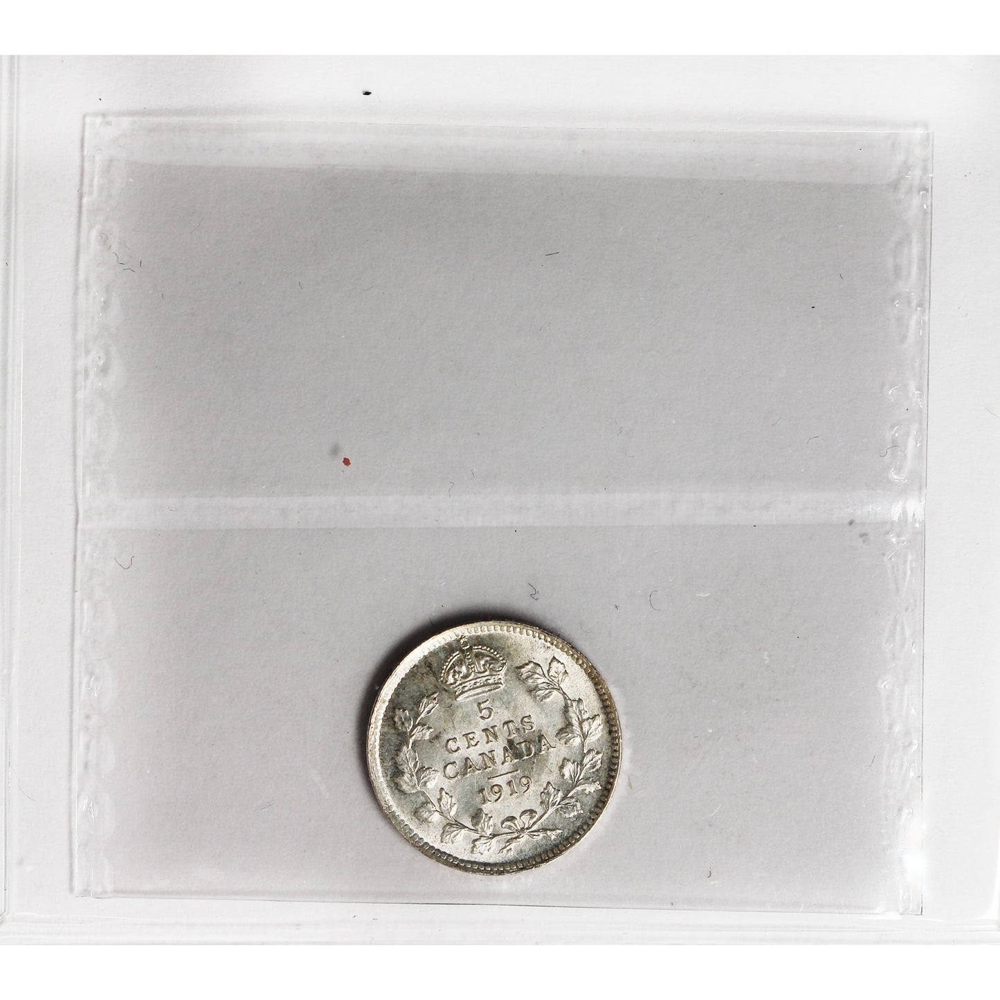 1919 Canada 5-cents ICCS Certified MS65 (XAM 223)