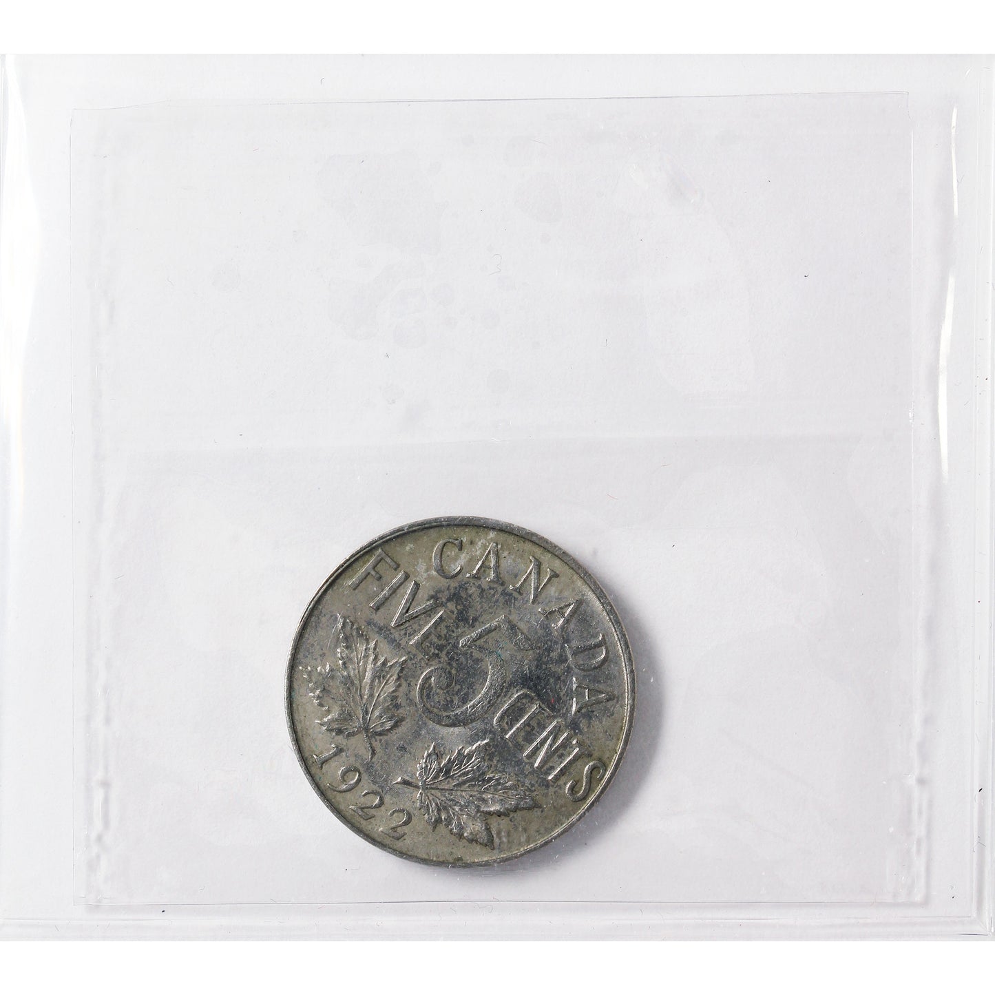 1922 Far Rim Canada 5-cents ICCS Certified MS-62 (XPJ 633)
